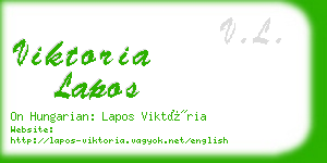 viktoria lapos business card